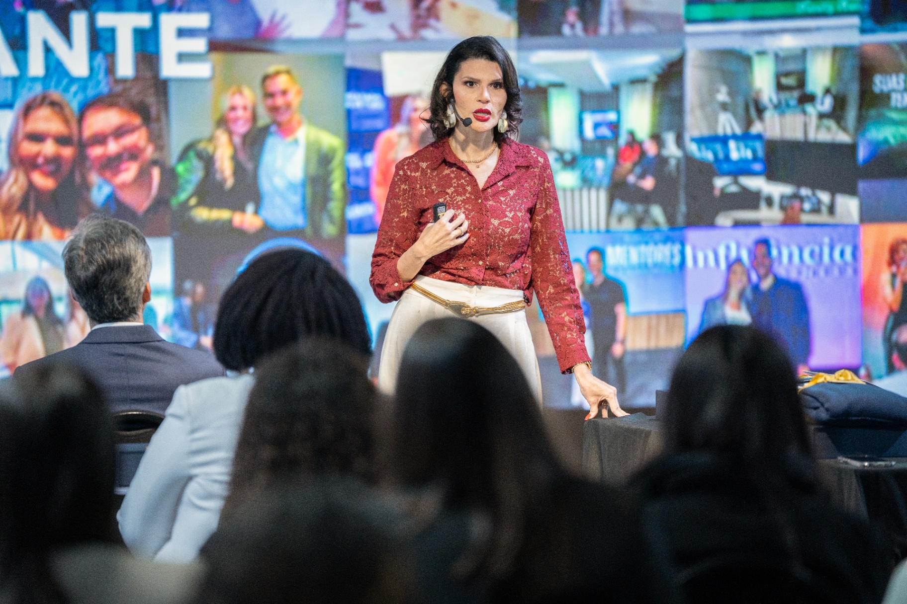Natally Azevedo no palco do ECO DAY MOVE