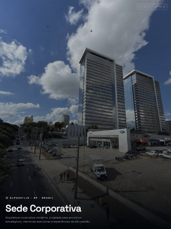Sede corporativa em Alphaville — Barueri/SP, local do ECO DAY MOVE